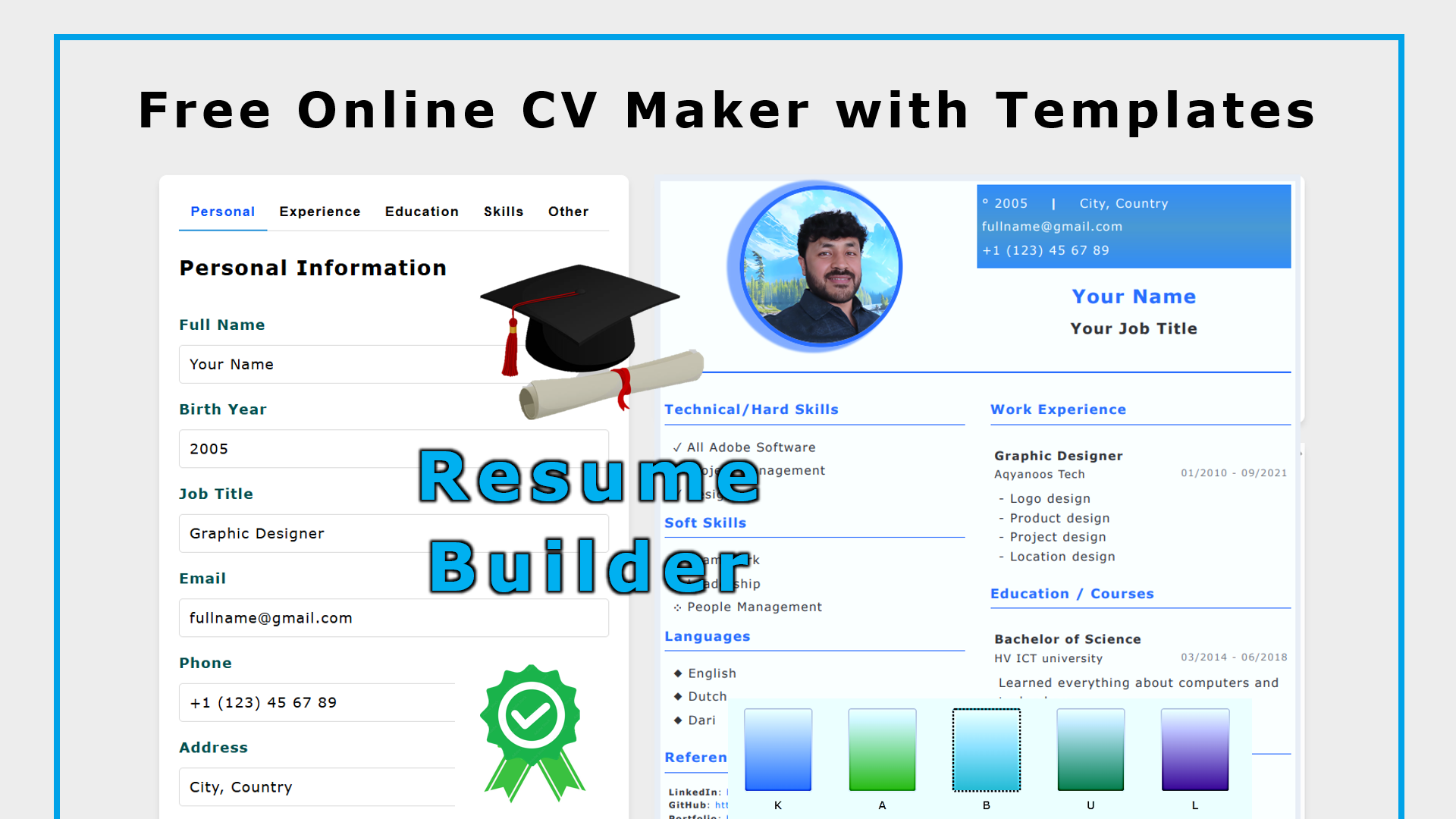 resume builder - free online